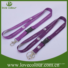 Polyester custom key holders strap neck